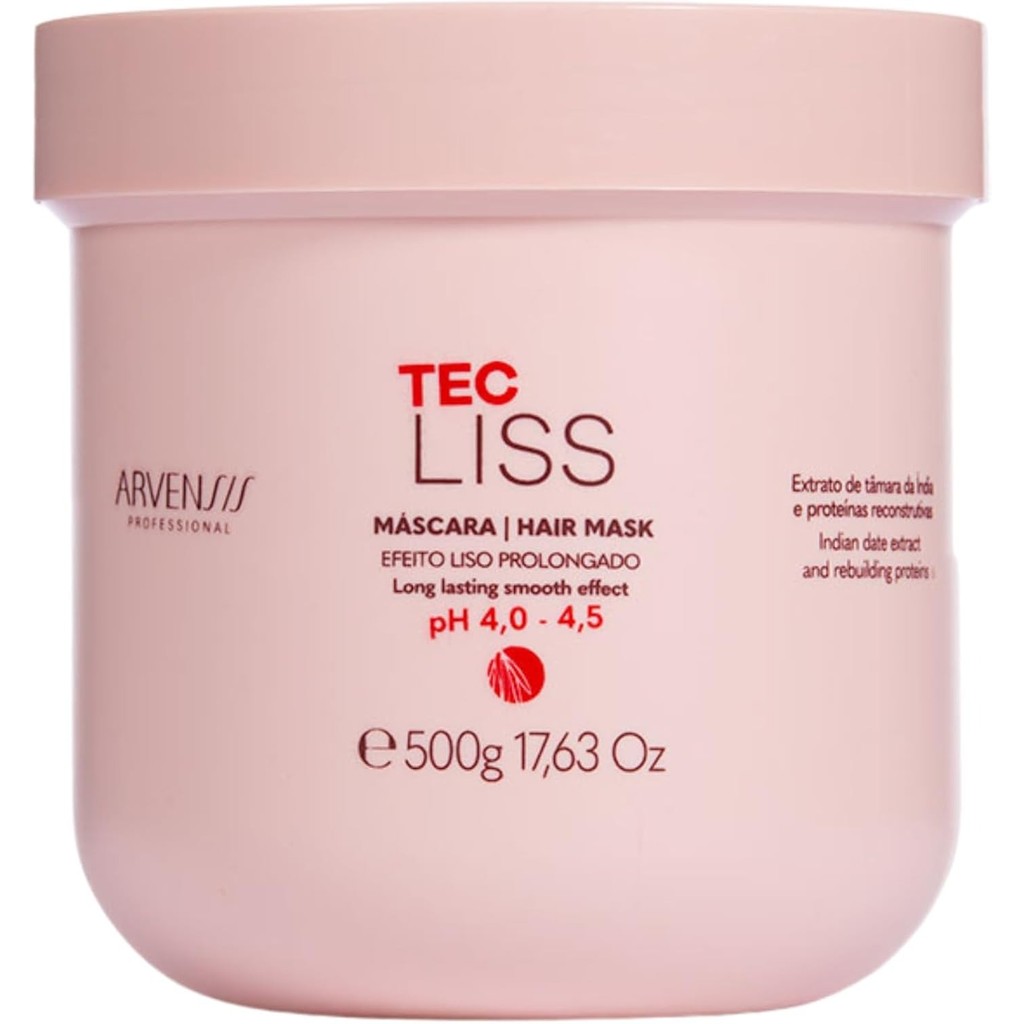 Máscara Capilar Tec Liss Arvensis 500g - Imagem 4