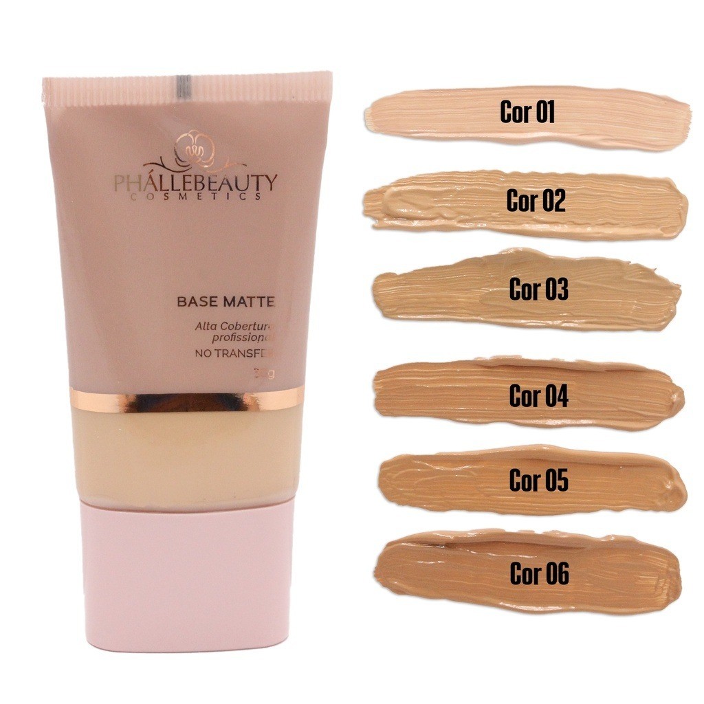 Base Phallebeauty Matte Cor 08 30g - Imagem 10