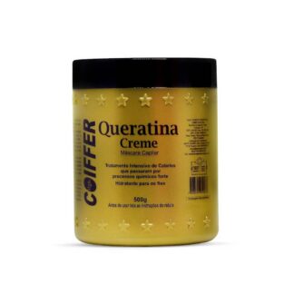 Máscara Creme Queratina Coiffer 500g Reconstrução Capilar