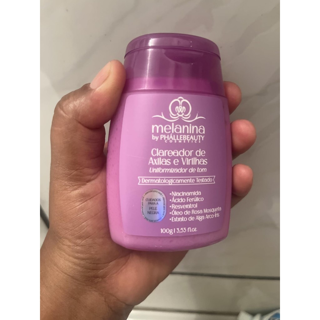 Clareador de Axilas e Virilhas Uniformiza e Hidrata a Pele Phallebeauty 100ml - Imagem 7