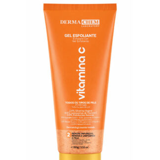 Gel Esfoliante Facial Dermachem Vitamina C Kit 2 Unidades
