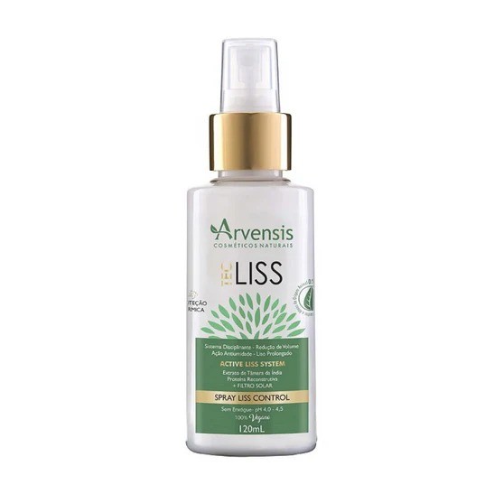 Spray Liss Control Arvensis 120ml Protetor Térmico Antifrizz - Imagem 3