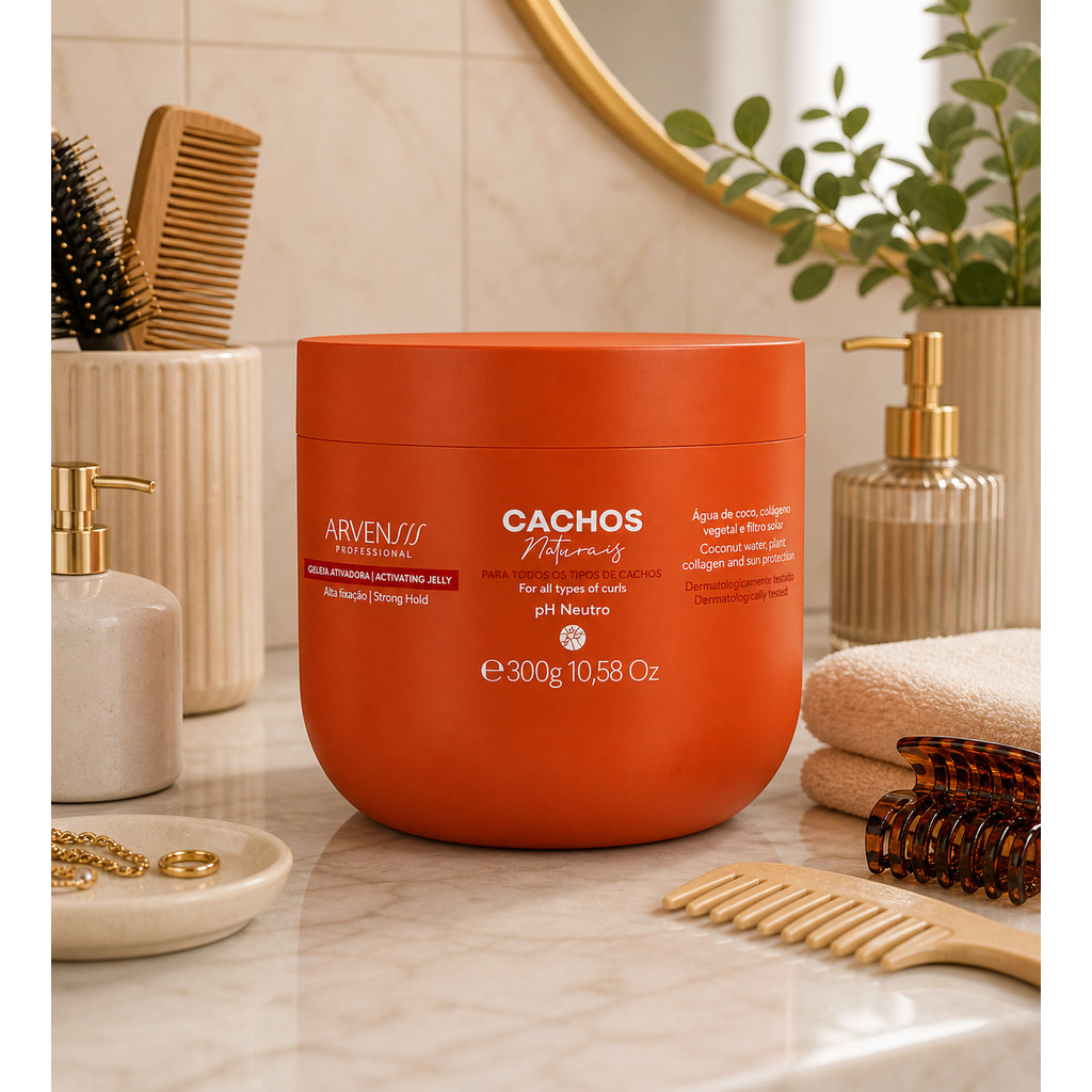 Gelatina Ativadora Cachos Arvensis Fixação Forte 300g - Imagem 4