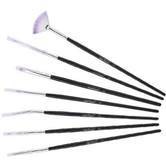 Kit Pincel Macrilan Unhas Artísticas 7 Peças