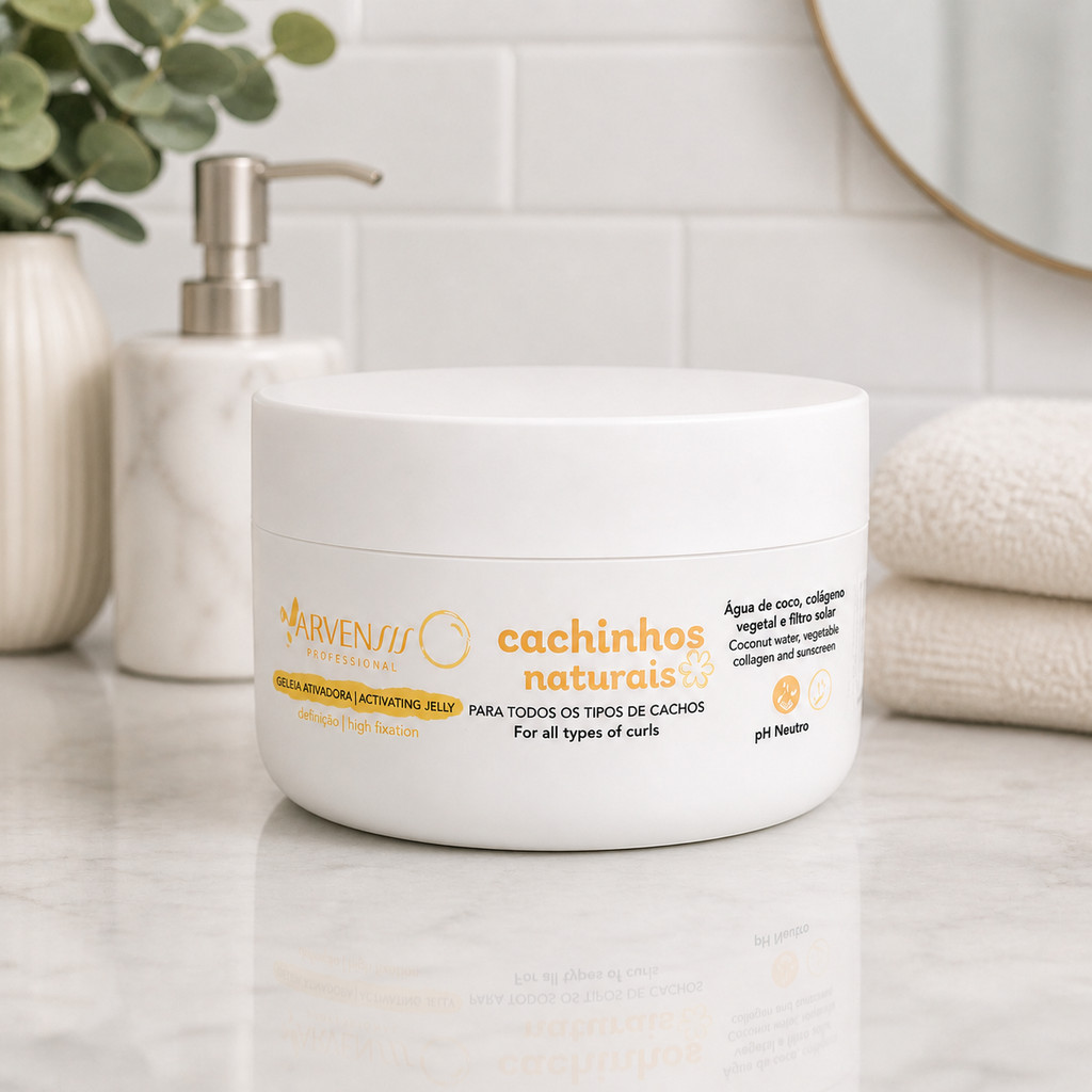 Geleia Ativadora Forte Arvensis Cachinhos 250g Definição Antifrizz - Imagem 2