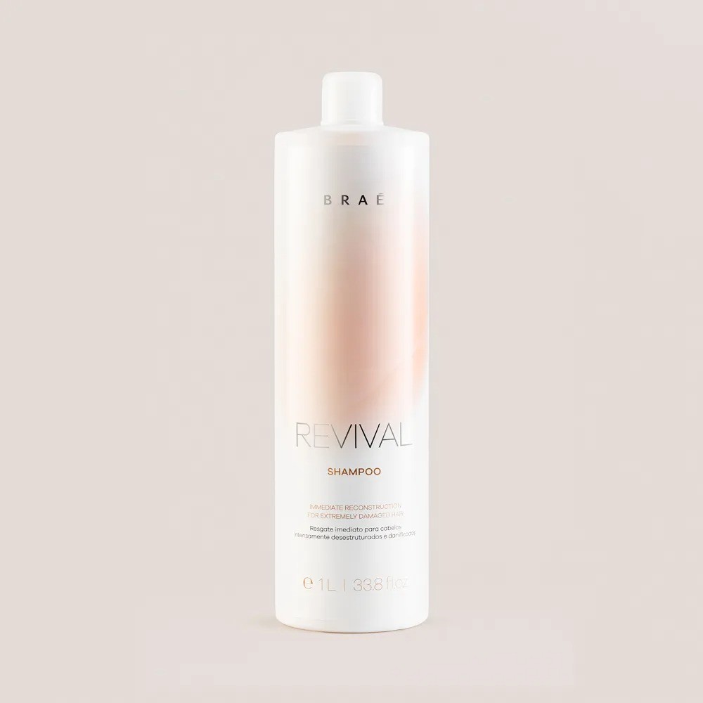 Shampoo Braé Revival 1L Reconstrução Capilar Cabelos - Imagem 9