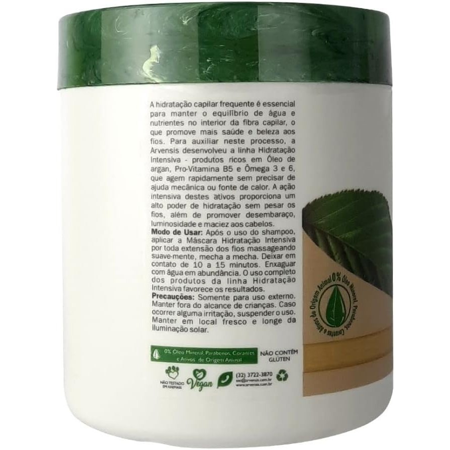 Máscara Arvensis Hidratação Intensiva 500g Reparação e Nutrição - Imagem 5
