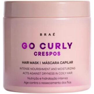 Máscara Capilar Braé Go Curly 500g para tratamento capilar