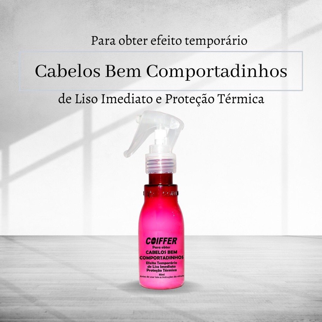 Spray Cabelos Bem Comportadinhos Coiffer 80ml Finalizador - Imagem 3
