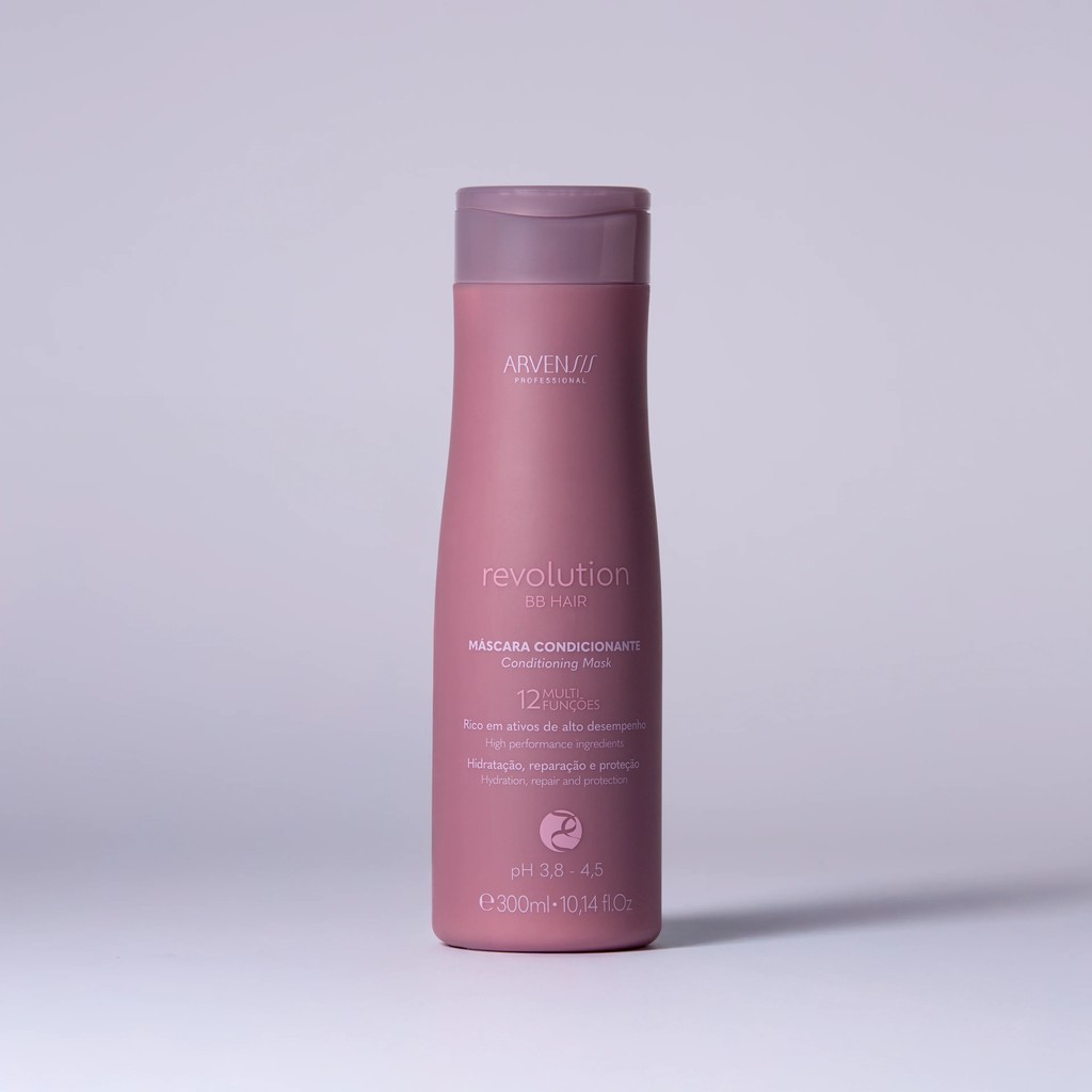 Máscara Condicionante BB Hair Revolution Arvensis 300ml 12 Benefícios