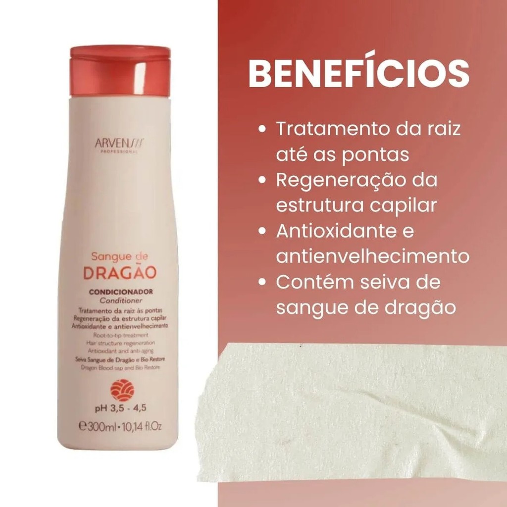 Condicionador Sangue de Dragão Arvensis 300ml - Imagem 3