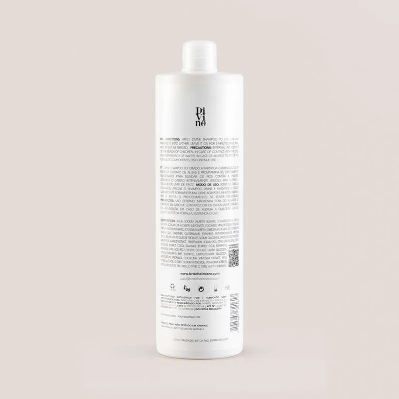 Shampoo Braé Divine Antifrizz 1 Litro - Imagem 2