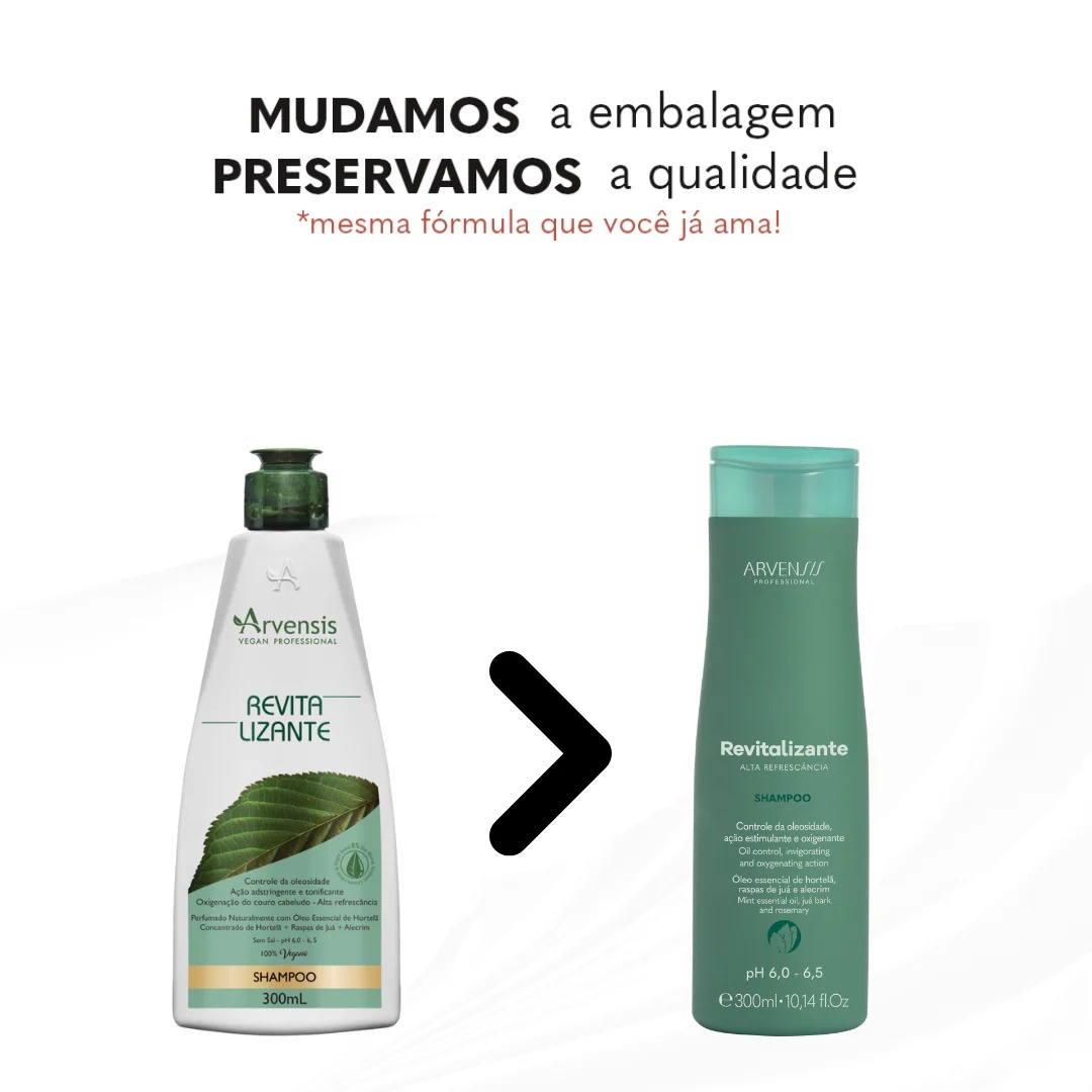 Shampoo Arvensis Revitalizante 1L Vegano Limpeza Suave Brilho Maciez - Imagem 4