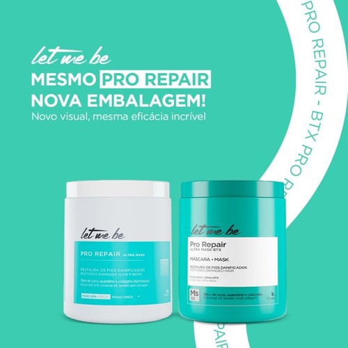 BTX Ultra Mask Let Me Be Pro Repair 1kg Passo Único - Imagem 4