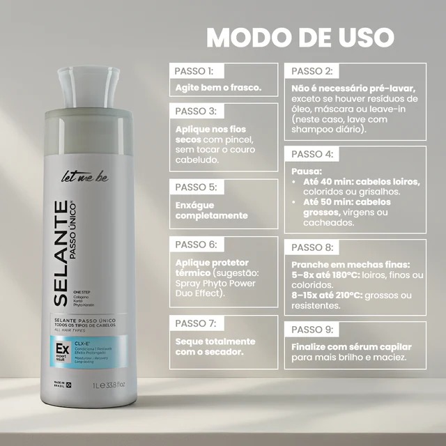 Selante Capilar Let Me Be Semi-Definitiva 1000ml - Imagem 3
