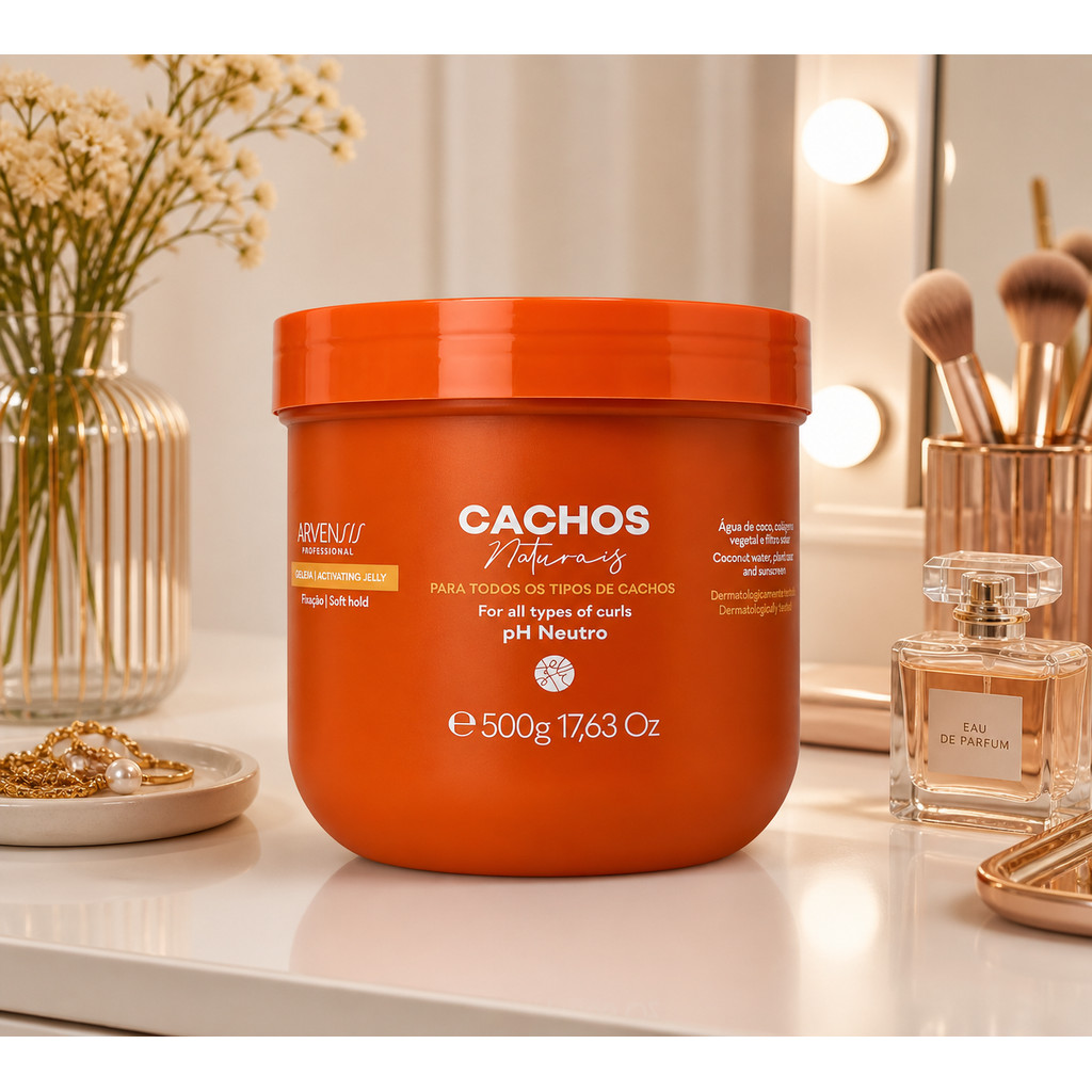 Geleia Ativadora Cachos Arvensis Forte Definição Antifrizz Fixação 500g - Imagem 5