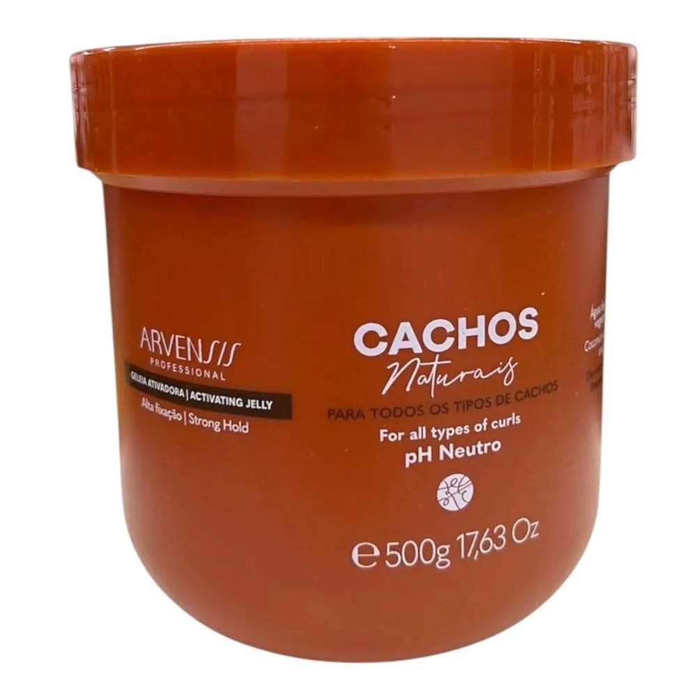 Geleia Ativadora Cachos Arvensis Forte Definição Antifrizz Fixação 500g - Imagem 6