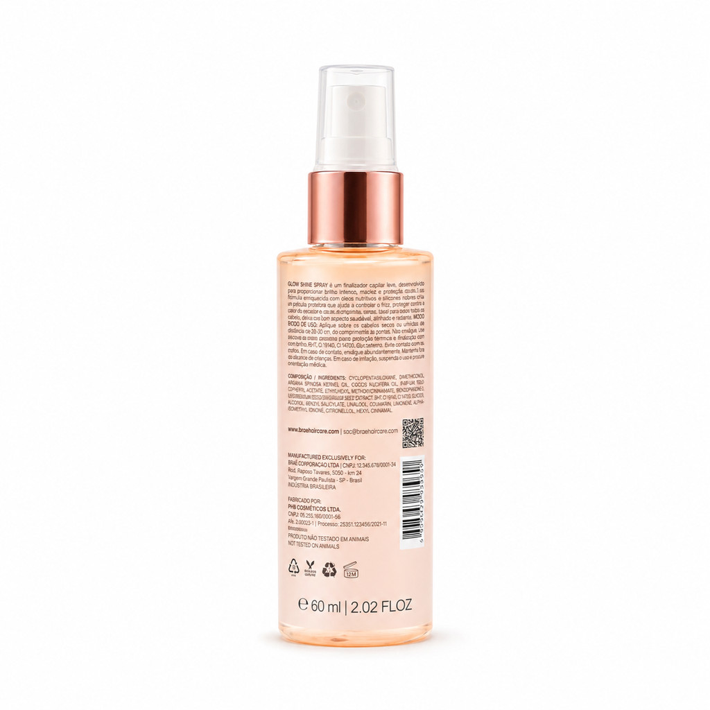 Sérum Capilar Braé Divine Sérum Plume Sensation Antifrizz Brilho Proteção Térmica 60ml - Imagem 3