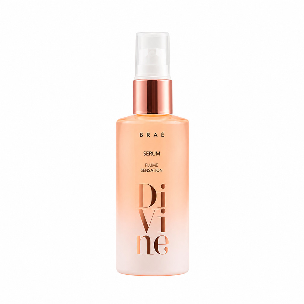 Sérum Capilar Braé Divine Sérum Plume Sensation Antifrizz Brilho Proteção Térmica 60ml - Imagem 4