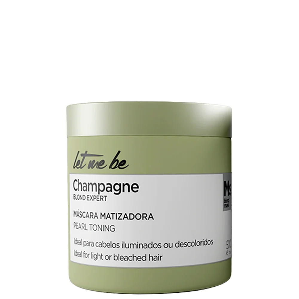 Máscara Matizadora Let Me Be Champagne Efeito Perolado 500g