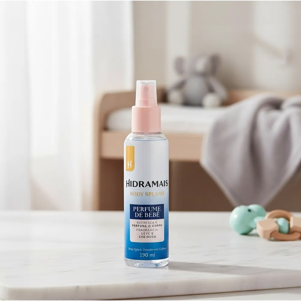 Body Splash Hidramais Perfume de Bebê 190ml - Imagem 7