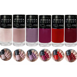 Kit Esmaltes Anita Jéssica Riviery 6 Unidades