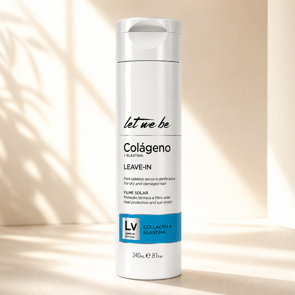 Leave-in Let Me Be Colágeno e Elastina 240ml Proteção térmica e filtro solar - Imagem 6