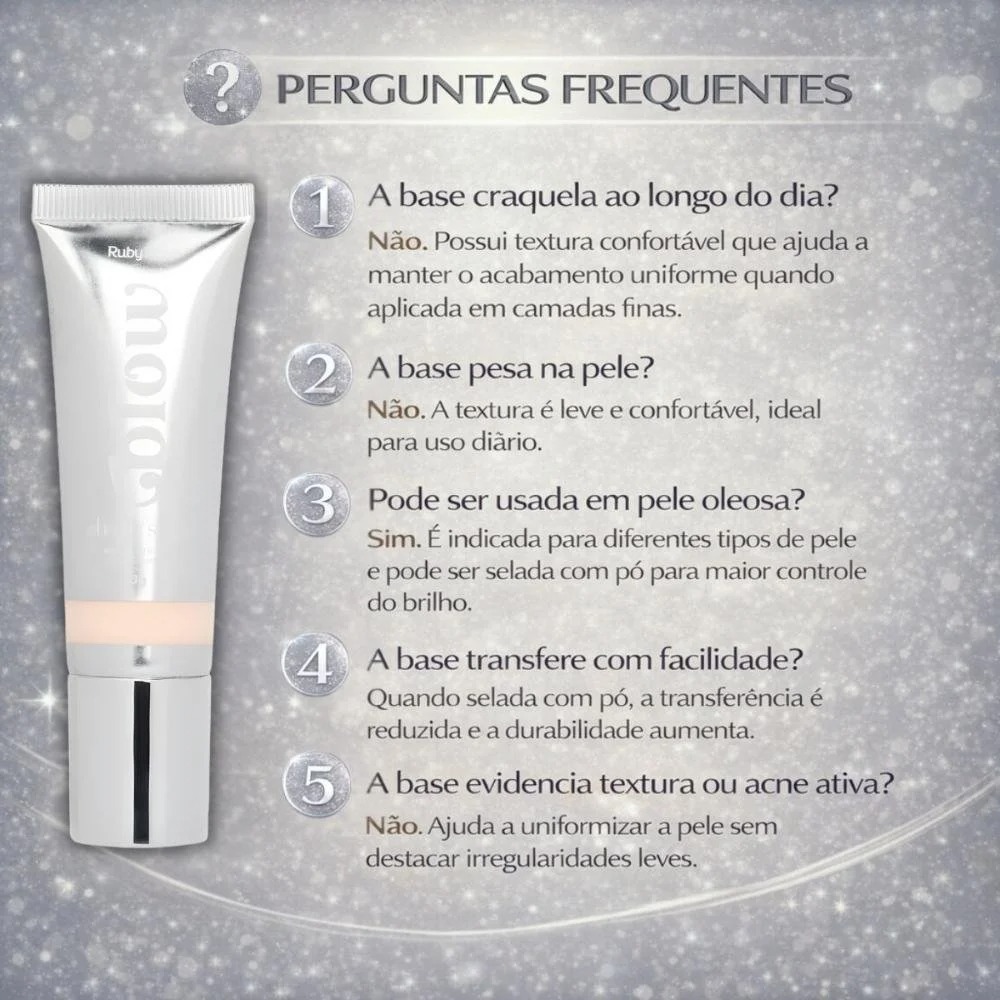 Base Líquida Ruby Rose Oh My Skin Fbw10 Blow-Hbm303-1 - Imagem 2