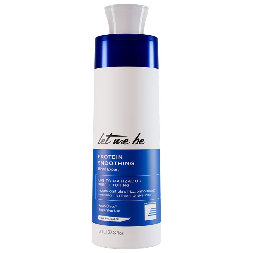 Progressiva Blond Matizadora Passo Único Protein Smoothing 1L Let Me Be - Imagem 3