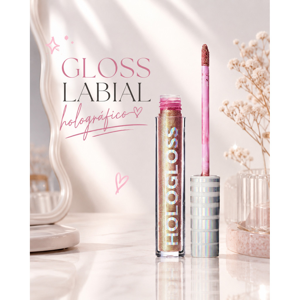 Hologloss Koloss Efeito Holográfico Furta-Cor e Brilho Intenso 03 Holohappy - Imagem 4