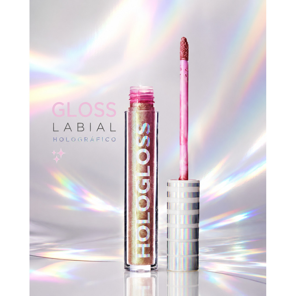 Hologloss Koloss Efeito Holográfico Furta-Cor e Brilho Intenso 03 Holohappy - Imagem 5