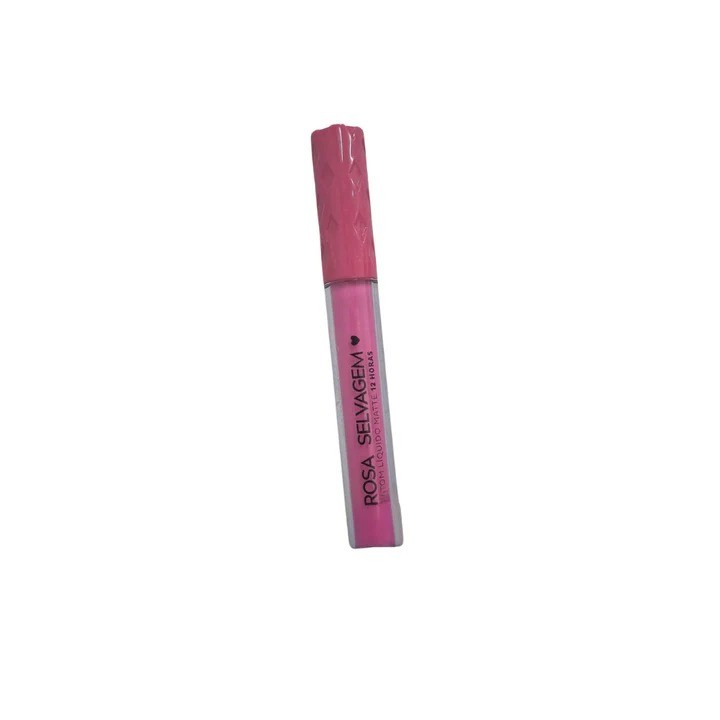 Batom Líquido Matte Rosa Selvagem Cor 03 Longa Duração - Imagem 2
