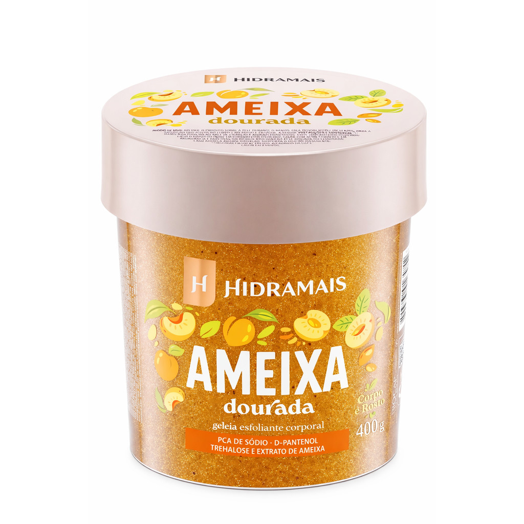 Esfoliante corporal Hidramais Geleia Ameixa Dourada 400g - Imagem 5