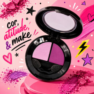 Sombra Duo Koloss Makeup Alta Pigmentação e Longa Duração N° 09 Compacta