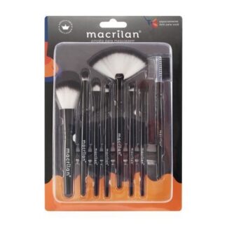 Kit Pincéis Maquiagem Macrilan 8 Unidades