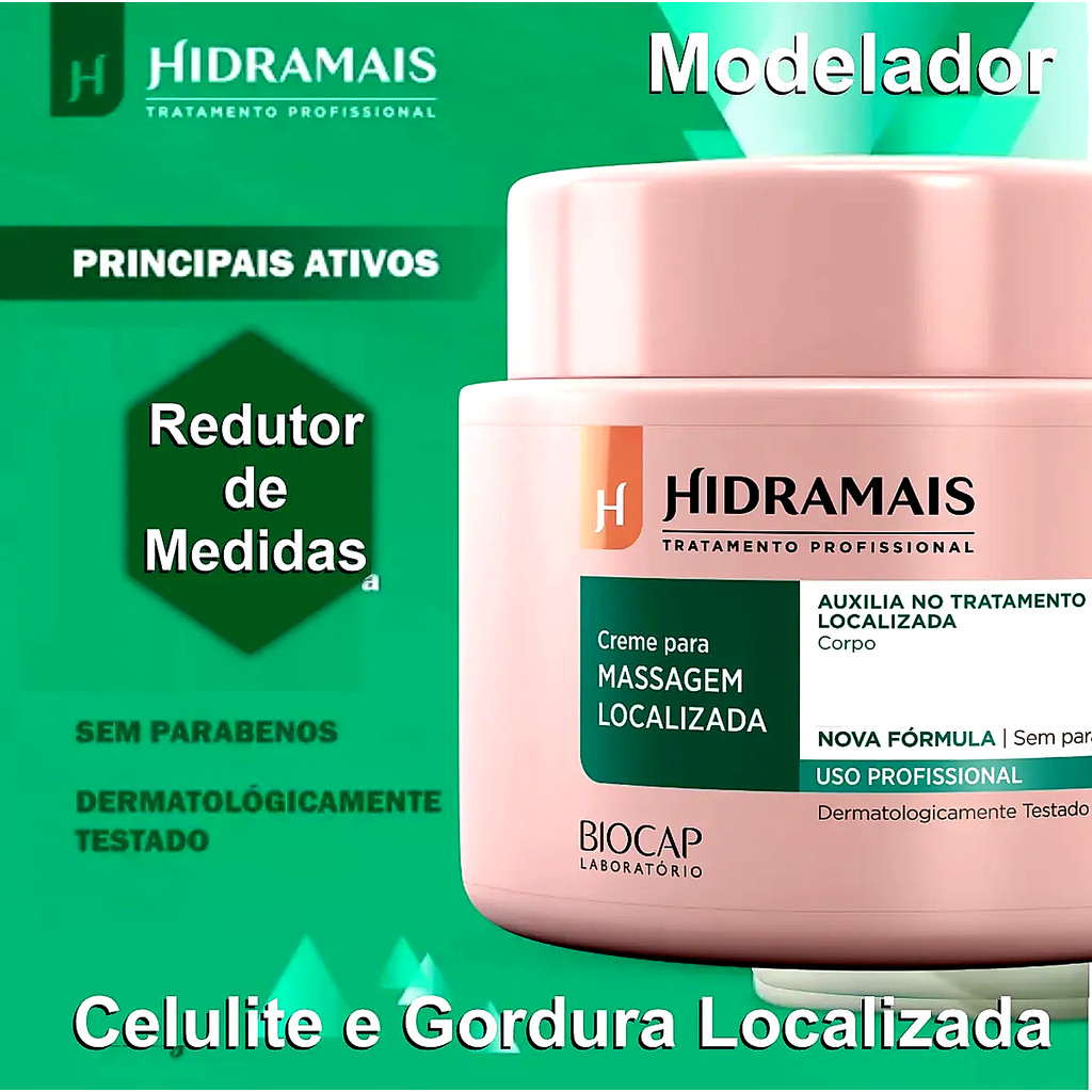 Creme desodorante Hidramais Phytocafeil 500g - Imagem 2