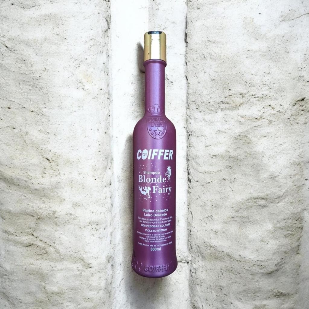 Shampoo Blonde Fairy Coiffer 300ml Matizador Desamarelador - Imagem 9