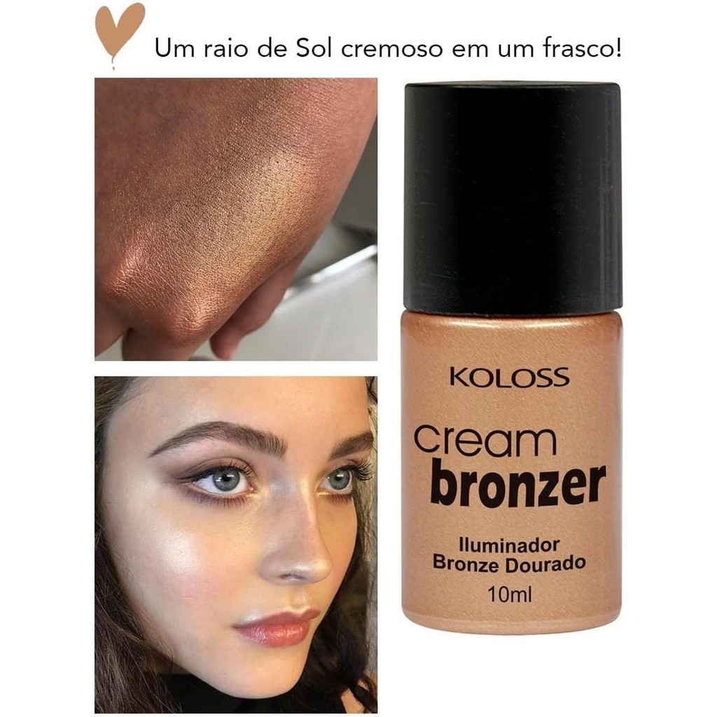 Iluminador Cremoso Koloss Make Up Cream Bronzer - Imagem 2