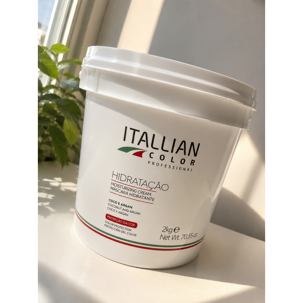 Hidratação Capilar Itallian Color Professional 2kg Hidratação Proteção da Cor - Imagem 5