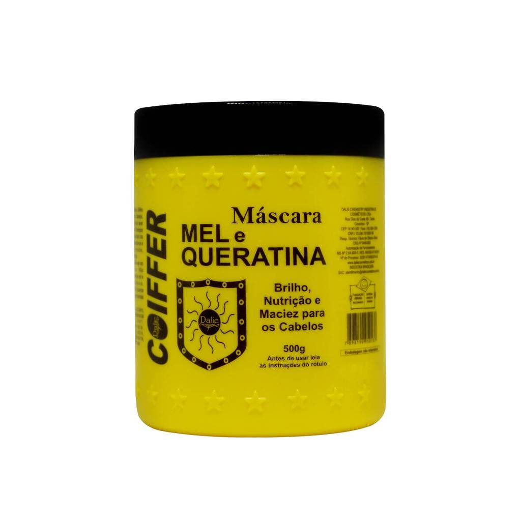 Máscara Mel e Queratina Premium Coiffer 500g Hidratação Capilar - Imagem 9