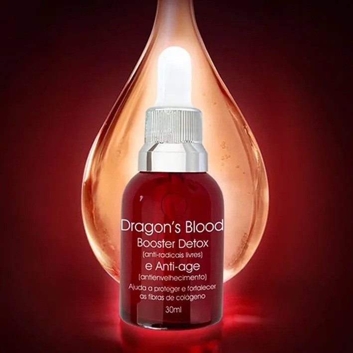 Sérum Facial Dragon's Blood Booster Detox Koloss Ácido Hialurônico 30ml - Imagem 8