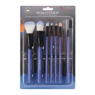 Kit Pincéis Maquiagem Macrilan 7 Peças