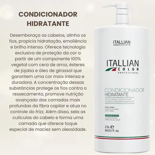 Condicionador Itallian Cosméticos Color Hidratante 2,5L - Imagem 4