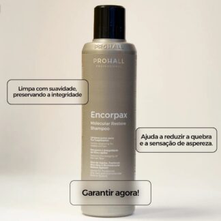 Shampoo Encorpax Molecular Restore Prohall Fios Finos e Fragilizados 300ml