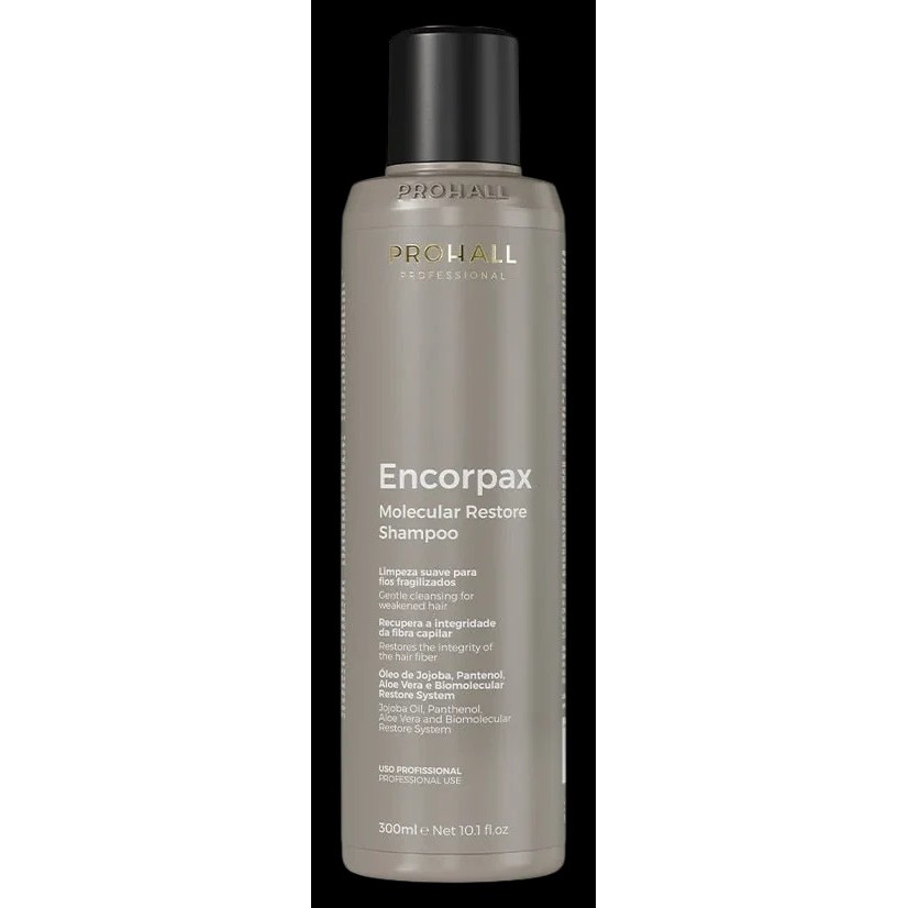 Shampoo Encorpax Molecular Restore Prohall Fios Finos e Fragilizados 300ml - Imagem 3