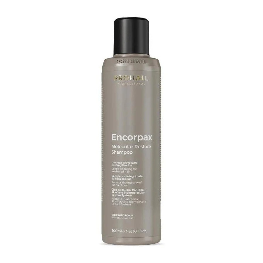 Shampoo Encorpax Molecular Restore Prohall Fios Finos e Fragilizados 300ml - Imagem 5
