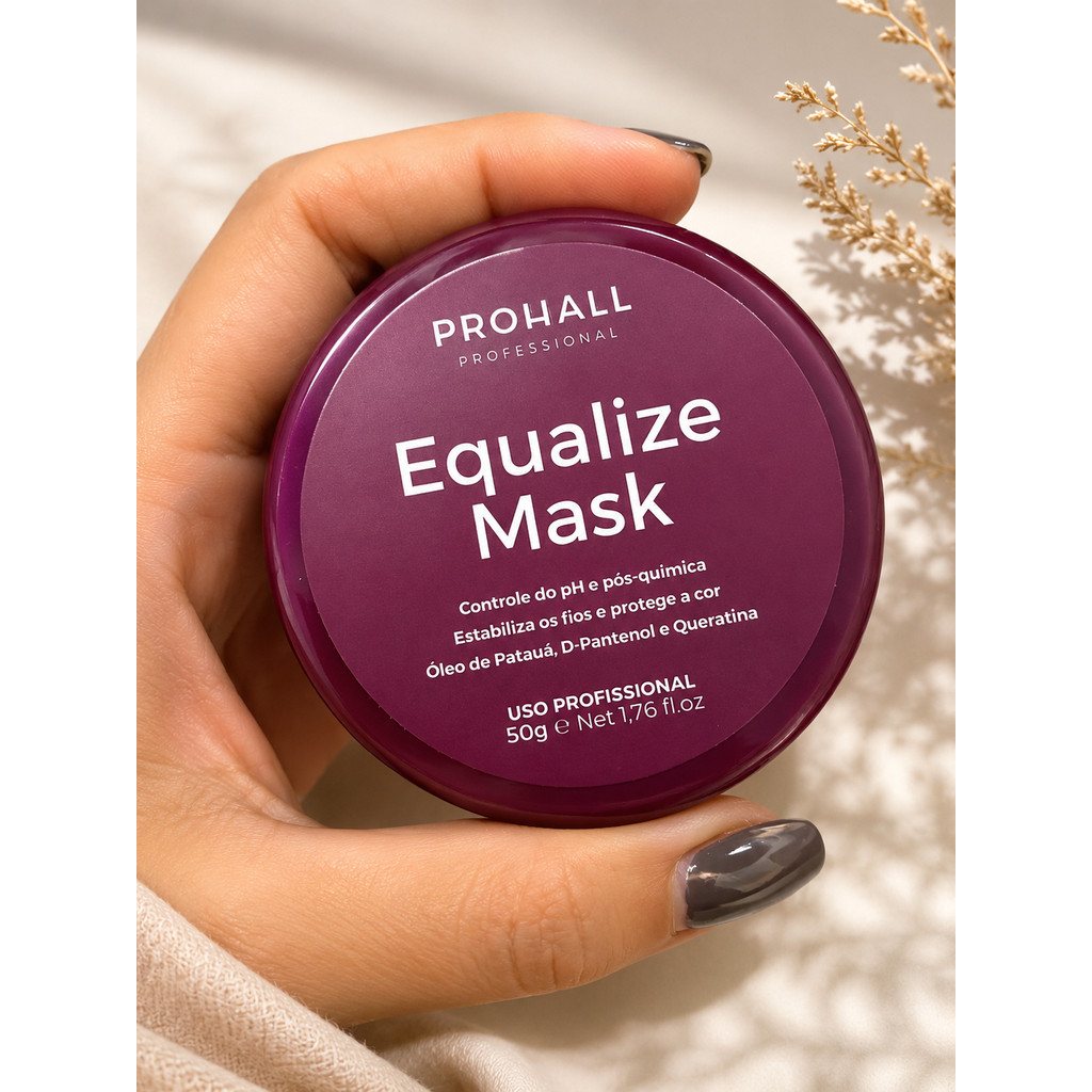 Máscara Equalize Mask Prohall 50g Equilíbrio do pH e Reconstrução - Imagem 4