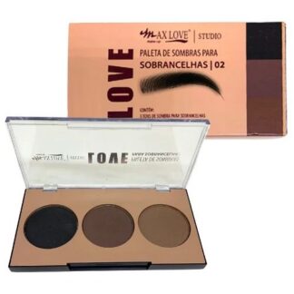 Paleta de Sombras para Sobrancelhas Cor 02 Max Love 10 g