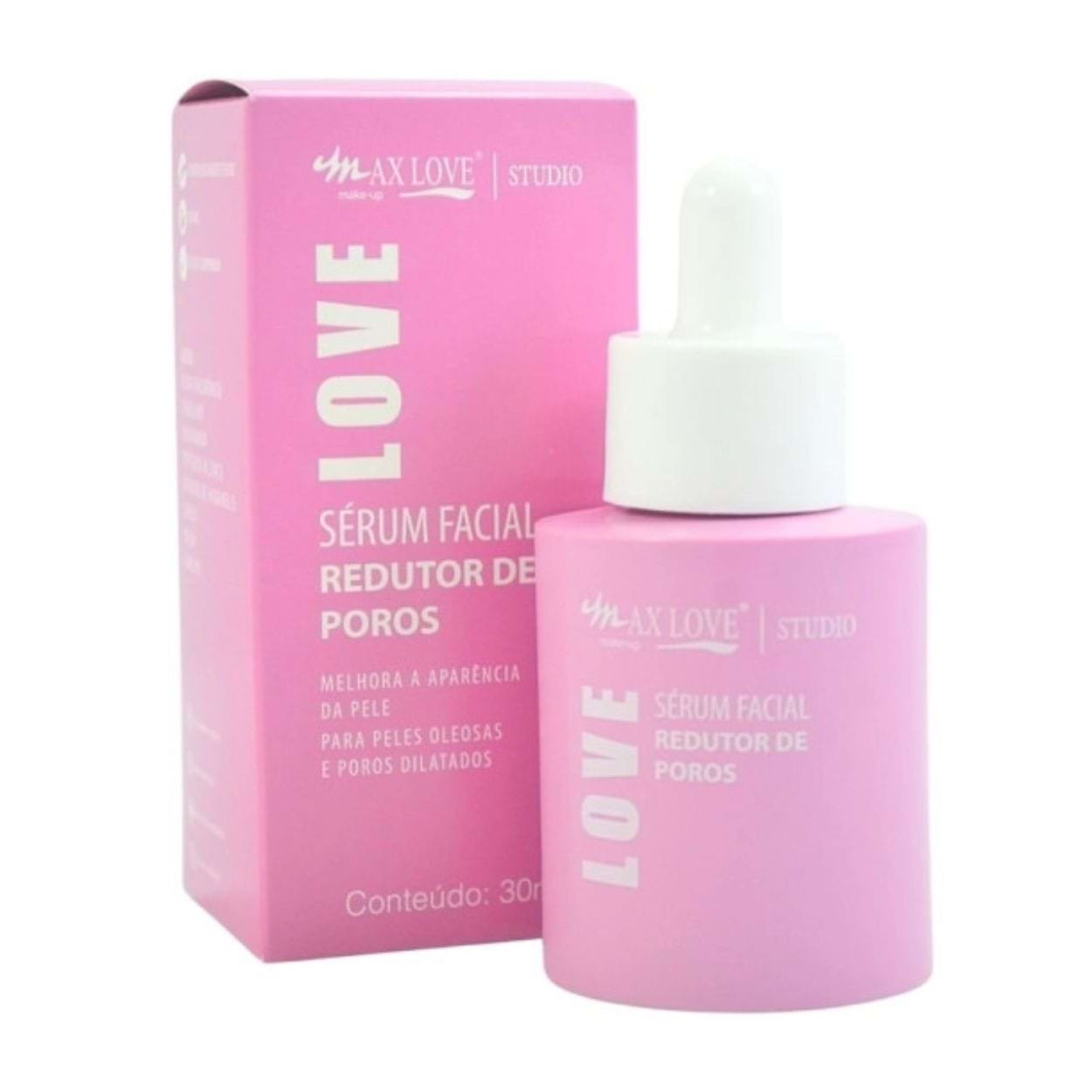Sérum Facial Max Love Redutor de Poros Niacinamida 30ml