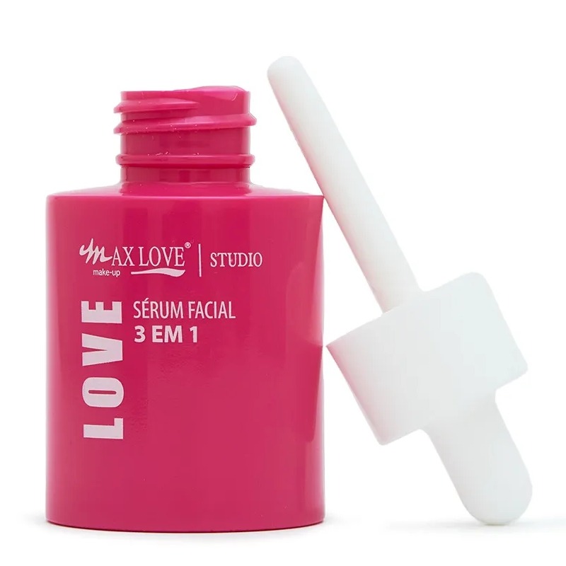 Sérum Facial 3 em 1 Max Love Vitamina C Rosa Mosqueta e Ácido Hialurônico 30ml - Imagem 3
